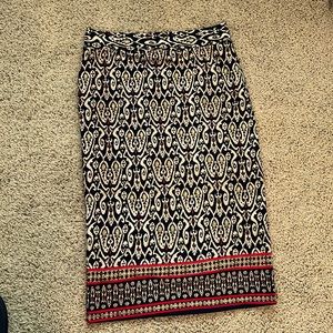 Bodycon pencil skirt